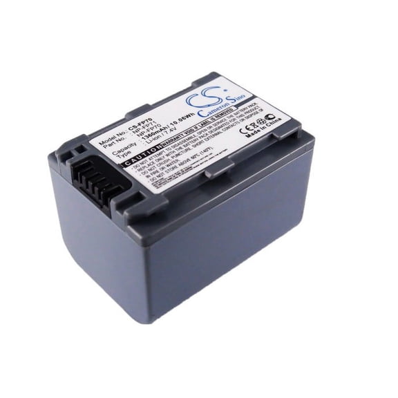 Replacement Battery for Son'y NP-FP60,NP-FP70,NP-FP71,1360mAh