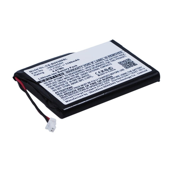 Replacement Battery for Sureshotgps H603450H,3.7V/1100mAh