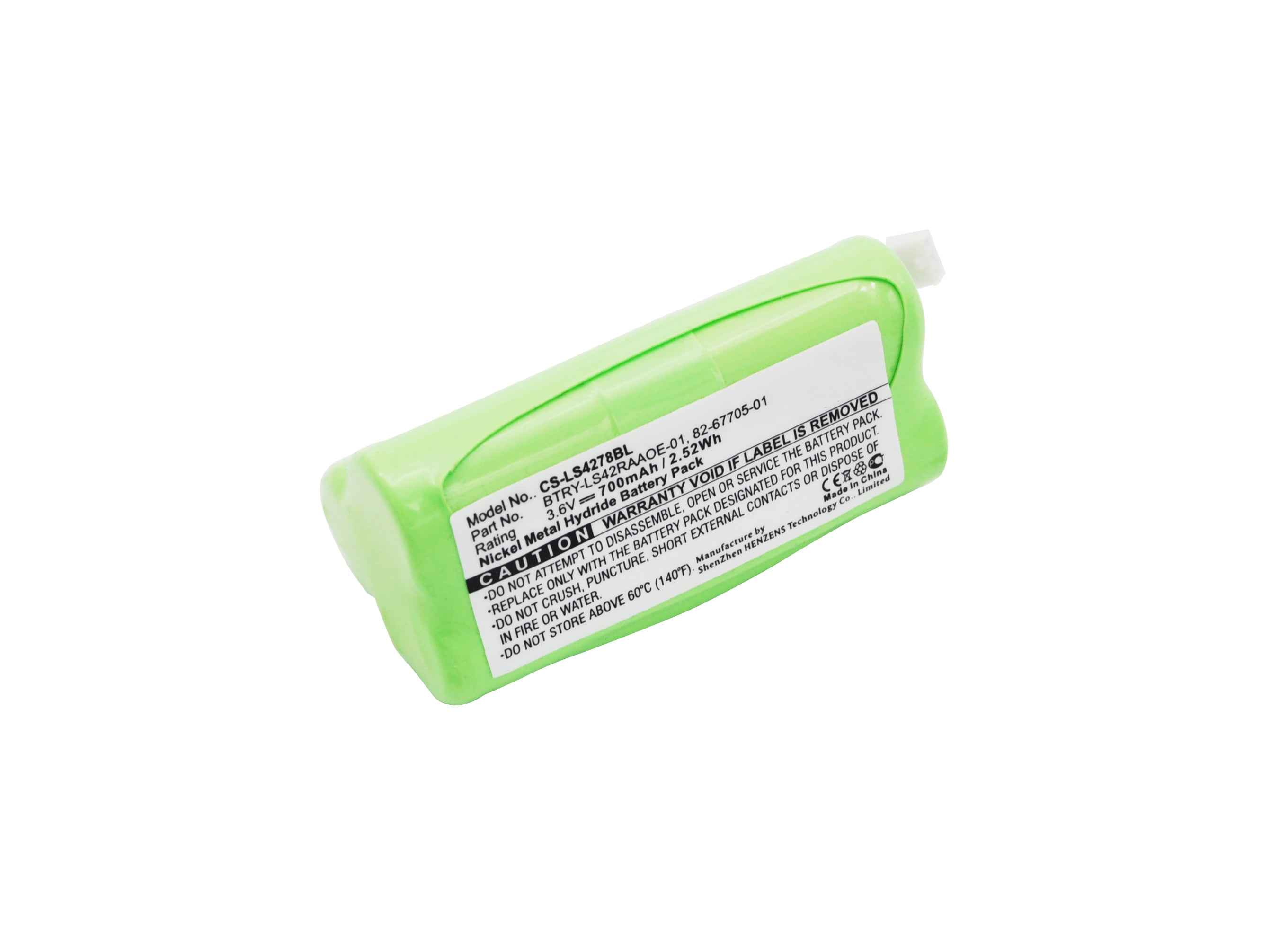 Lot Of 10 Batteries For Symbol/Motorola LS4278, DS6878 Scanners - 800mAh NiMH
