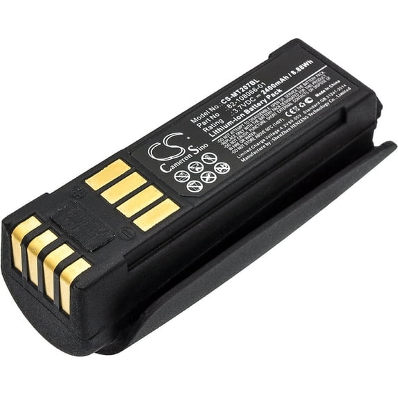 Replacement Battery for Symbol MT2000,MT2070,MT2090,RFD5500,PN:82-108066-1,KT-BTYMT-01R,3.7V/2400mAh