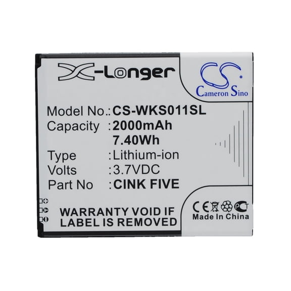 Replacement Battery for T-KING K1391,K1391,2000mAh,Mobile Phone battery