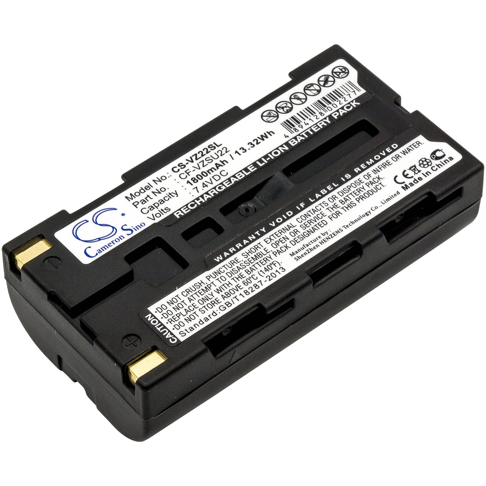 Replacement Battery for TOA Electronics TS-800,TS-801,TS-802,TS-900,TS-901,TS-902,PN:BP-900,BP-900UL,1800mAh