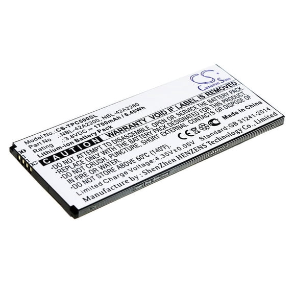 Replacement Battery for TP-Link Neffos C5,Neffos C5 LTE Dual SIM,TP701A,NBL-42A2200,NBL-42A2280,1700mAh,Mobile Phone battery