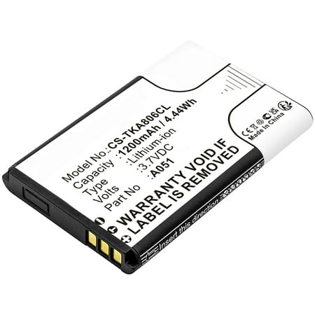 Replacement Battery for Telekom A806,Part Number:A051,1200mAh