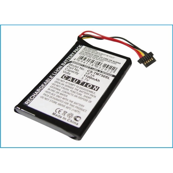 Replacement Battery for TomTom 4CP0.002.06,Go 740 Live,Go 740TM,Go 750,Go 750 Live,3.7V/1100mAh