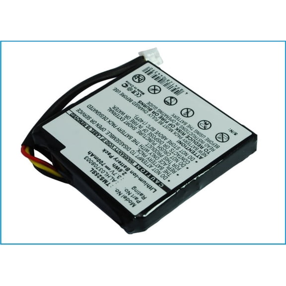 Replacement Battery for TomTom ALHL03708003,3.7V/700mAh