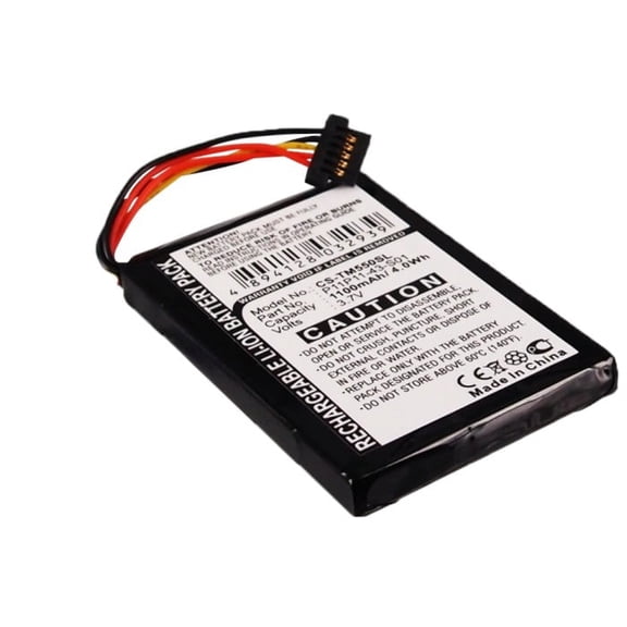 Replacement Battery for TomTom P11P11-43-S01,3.7V/1100mAh