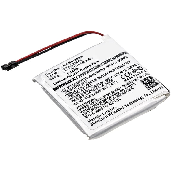 Replacement Battery for TomTom SP322826PA,3.7V/150mAh