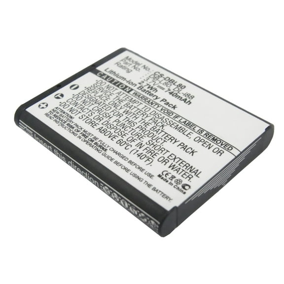 Replacement Battery for Toshiba Camileo BW10,Camileo BW10 HD,Camileo SX500,Camileo SX900,PX1686,PX1686E-1BRS,PX1686U,PX1686U-1BRS,3.7V/740mAh