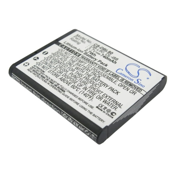 Replacement Battery for Toshiba Camileo BW10,Camileo BW10 HD,Camileo SX500,Camileo SX900,PX1686,PX1686E-1BRS,PX1686U,PX1686U-1BRS,740mAh