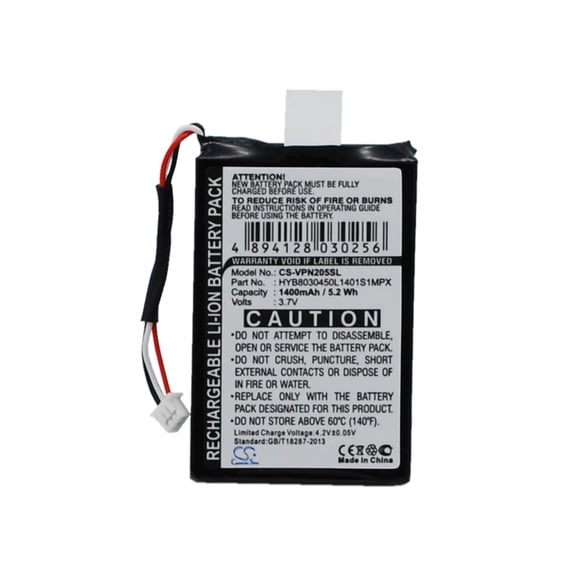 Replacement Battery for VDO Dayton MA3060,PN1000,PN2050,PN:HYB8030450L1401S1MPX,1400mAh