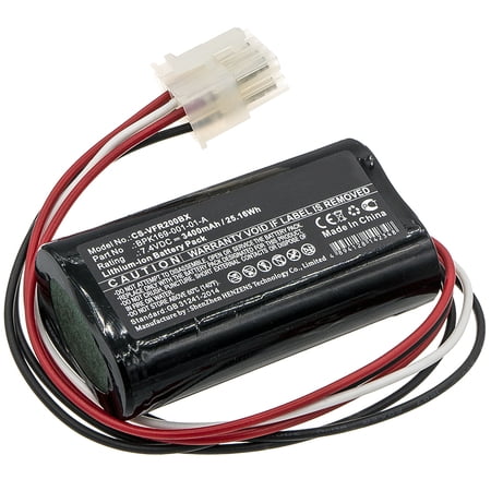 Replacement Battery for Verifone PCA169-001-01,PCA169-404-01-A,Ruby 2,Ruby CI,7.4V/3400mAh