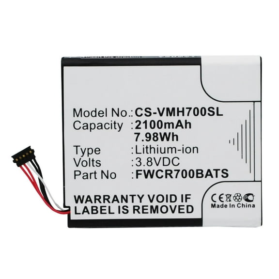 Replacement Battery for Verizon Ellipsis Jetpack,Ellipsis Jetpack 4G,MHS700L,MHS700LPP,MHS800L,MHS815L,FWCR700BATS,ICP565156A,2100mAh/3.8V