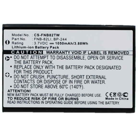 Replacement Battery for Vertex FT-2E,VX-2,VX-2R,VX-3,VX-3R,PN:BC-8260,E-DC-21,FNB-82LI,3.7V/1050mAh