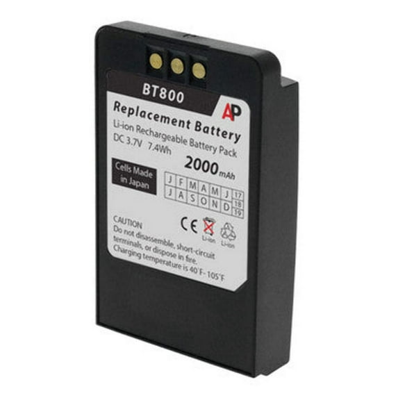Replacement Battery for Vocollect SRX Wireless Headset & HD-800. 2000 mAh