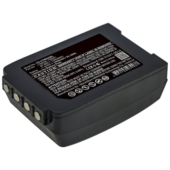 Replacement Battery for Vocollect Talkman T2,Talkman T2X,7.4V/3400mAh