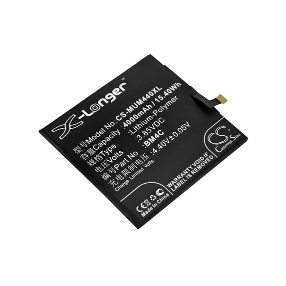 Replacement Battery for Xiaomi 2016080,Mi Mix,Mi Mix Dual SIM,Mi Mix Exclusive,Mi Mix Exclusive Gold Ceramic ,BM4C,4000mAh,Mobile Phone battery