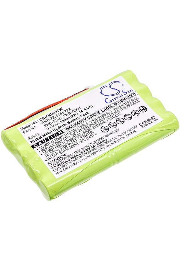 Replacement Battery for YAESU FT-817,FT-817ND,FT-818,PN:FNB-72,FNB-72x,FNB-72xe,FNB-72xh,FNB-72xx,FNB-85,SBR-32MH,9.6V/1500mAh