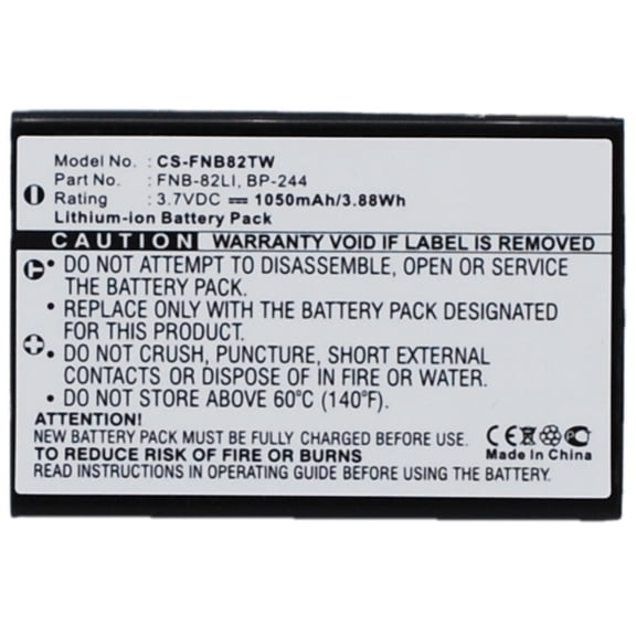 Replacement Battery for YAESU VR-160,VX-1,VX-2,VX-2E,VX-2R,VX-3,3.7V/1050mAh