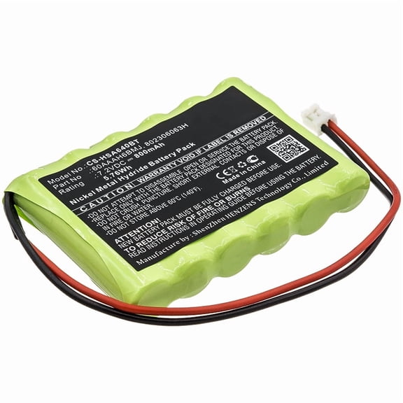 Replacement Battery for Yale Easy AI,Easy EF,Easy Fit,HSA6400 Premium Alarm Control ,HSA6410 Panels,PN:60AAAH6BMJ,802306063H,800mAh