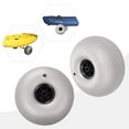 thumbnail image 1 of Replacement Beach Balloon Wheels, 9" Big Beach Sand Tires, Cart Tires for Kayak Dolly, Canoe Cart and Fishing Buggy (2-Pack), 1 of 7