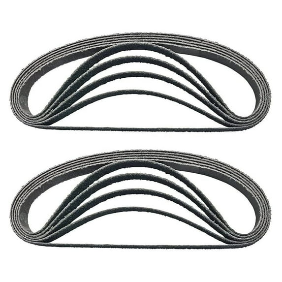 Replacement Belt for SP-1370A Belt Sander - 10 Pack - 1/2 x 13 Inch - 60 Grit Sanding Belt