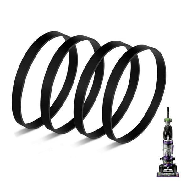 Replacement Belts Compatible with Bissell Model 2252 2253 2254 22543 2255 2256 2258 2259 2260 2316 1309 1790 1792 1793 1413 2739 Powerlifter/CleanView Swivel Rewind Pet Vacuum (Pack of 4)
