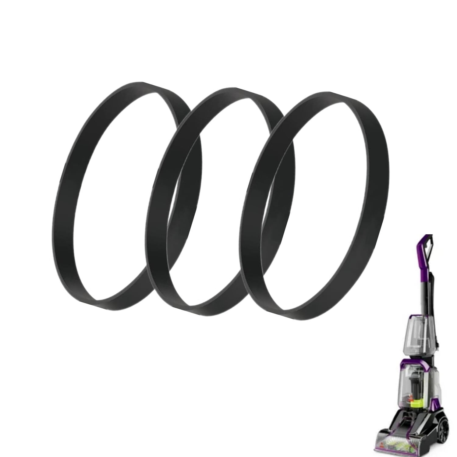 Bissell Replacement Belts for PowerForce PowerBrush Pet & TurboClean
