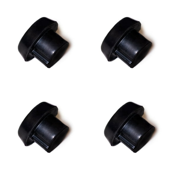 Replacement Billiard Pool Cue Rubber Bumpers, Press-Fit, Pack of 4