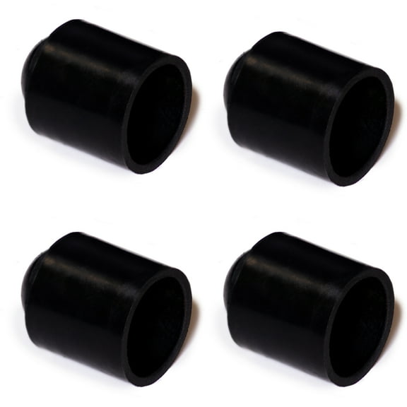 Replacement Billiard Pool Cue Rubber Bumpers, Slip-On, Pack of 4