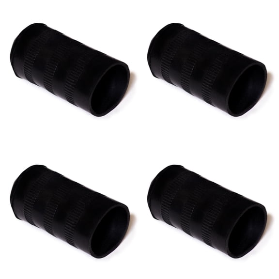 Replacement Billiard Pool Cue Rubber Bumpers, Slip-On, Pack of 4