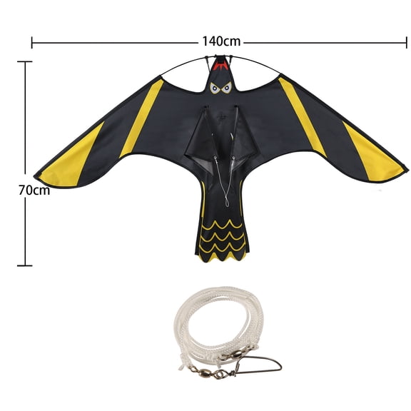 Replacement Bird Bird Kite Bird Kite Simulation Flying Kite for Gardens Fruit Gardens Fish