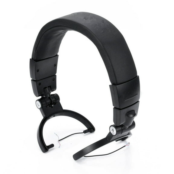 Metal and Artificial Leather Headband Cushion Hook for Ath-M50 Audio Technical Headphone Black