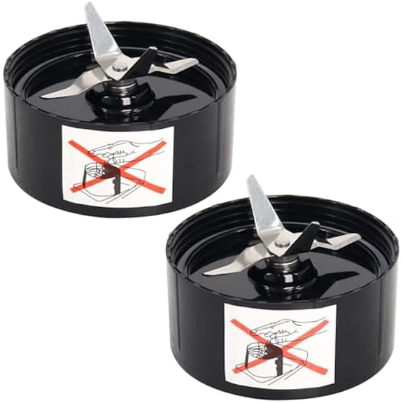Replacement Blender Blades Compatible with MB1001, Dual Cross Cutting Blades Set, Heavy-Duty Stainless Steel, Compatible with Cups (Fits All Standard Lids) Compatible with Magic Bullet
