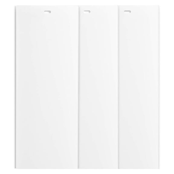 Replacement Blind Slats 82.5 Inch - Vertical Vinyl Blinds - 3 Pack Sliding Door Window Coverings - 3.5" Wide - White