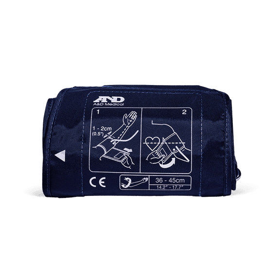 Replacement Blood Pressure Monitor Upper Arm Cuff, Large: fits arms 14.2" - 17.7" (36 - 45 cm) ISO Connector UA-281A
