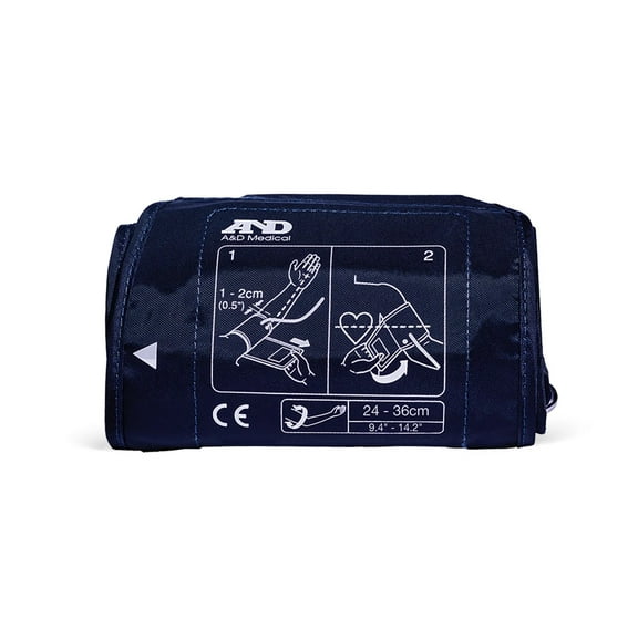 Replacement Blood Pressure Monitor Upper Arm Cuff, Medium: fits arms 9.4" - 14.2" (24 - 36 cm) ISO Connector UA-280A