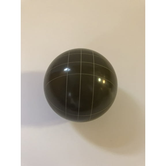 Replacement Bocce Ball - 107mm - Olive Brown with Straight line Pattern