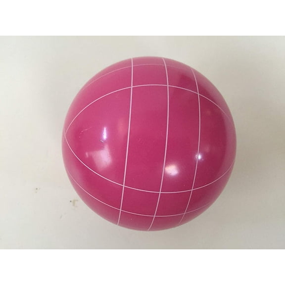 Replacement Bocce Ball - 107mm - Pink with Straight line Pattern