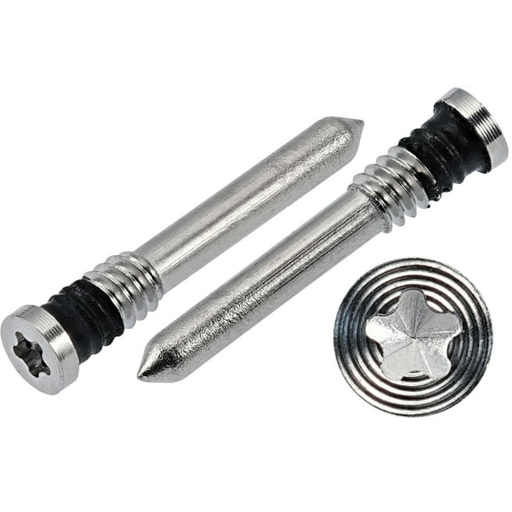 Replacement Bottom Screws Compatible For iPhone 15 / 15 Plus / 15 Pro / 15 Pro Max (White Titanium) (100 Pack)