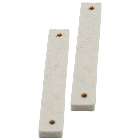 Replacement Brake Pads 4PCS for Exercise Bikes Featuring Wool or Cowhide Material for Enhanced Friction and Safety during For Dynamic Cycling (2PCS wool pads)