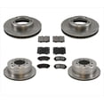 thumbnail image 1 of Replacement Brake Pads & Rotors for Lexus for LX470 & for Toyota Landcruiser 98-07 Vented D3EA Ceramic, Kit Includes 6PC Front & Rear Pads & Rotors, 1 of 5