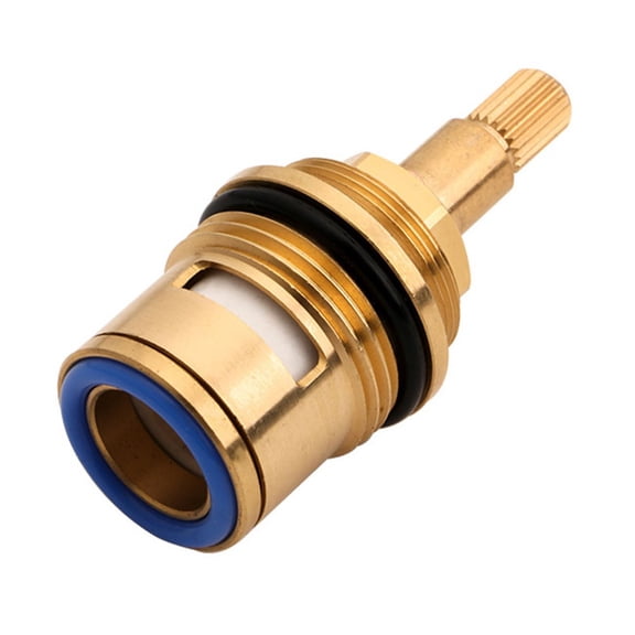 Replacement Brass Ceramic Stem Disc Cartridge Faucet Valve G3/4" For Bathroom Kitchen Tap Hot Cold Water