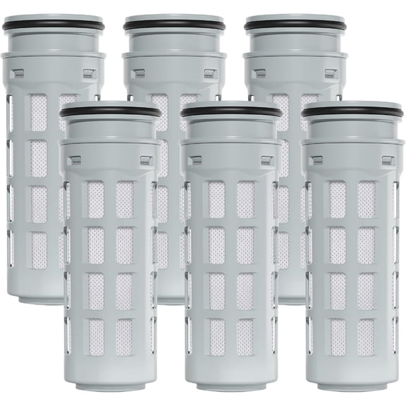Replacement for Brita Stream Pitcher Water Filter, Brita OB05 Filter Pitchers and Dispensers, Pour Through Filters, Upgraded 7-stage Filters, Lasts 2 Months, by AQUA CREST (Pack of 6)
