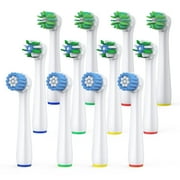 Replacement Brush Heads Compatible with Oral-B Electric Toothbrushes, 12 Pack Professional Electric Toothbrush Heads, 3 Types for Gum Care, Deep Cleaning, and Sensitive Teeth