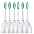 thumbnail image 1 of Replacement Brush Heads Compatible with Philips Sonicare E-Series HX7022 HX7001 Essence Xtreme Elite Advance and CleanCare Screw-On Toothbrush Handles, 6 Pack, 1 of 7