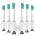 thumbnail image 1 of Replacement Brush Heads Compatible with E-Series HX7022 HX7001 Essence Xtreme Elite Advance and CleanCare Screw-On Toothbrush Handles (Pack Of 6), 1 of 6
