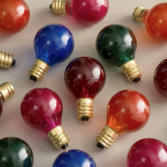 Replacement Bulbs Replacement Globe Light Bulb G30 5W/130V E12 Assorted Satin 25 Pk.