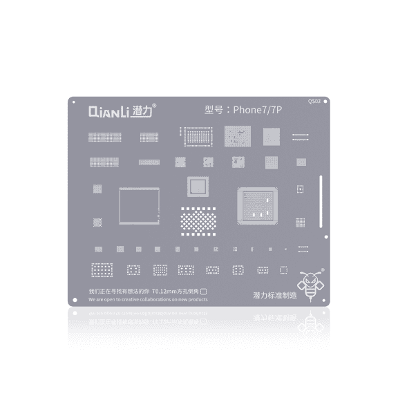 Replacement Bumblebee Stencil (QS03) For iPhone 7 / 7 Plus (Qianli)