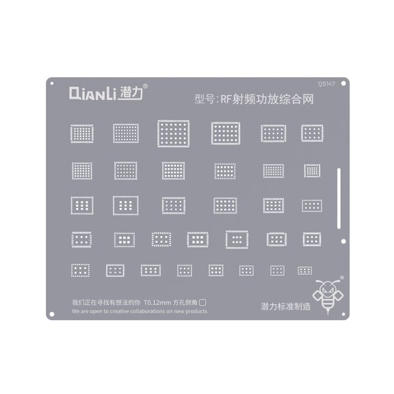 Replacement Bumblebee Stencil (QS147) RF Power Amplifier Integrated Network (Qianli)